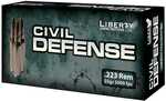 Liberty Civil Defense Rifle Ammunition .223 Rem 55 Gr SCHP 3000 Fps 20/ct