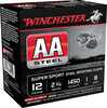 Winchester AA Steel Target Shotshell Ammunition 12Ga 2-3/4" #8 1Oz 25Rd