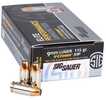 Sig Sauer Elite V Crown Handgun Ammunition 9mm Luger 115 Gr JHP 1185 Fps 50/ct