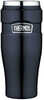 Thermos Stainless King&trade; Vacuum Insulated Travel Tumbler - 16 oz. Steel/Midnight Blue