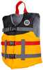 Mustang Youth Livery Foam Vest - Mango/Black - 50-90lbs