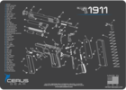 Cerus Gear 1911 Schematic Gray/blue