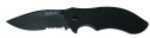 Kershaw 1605CKTST Clash Serrated 3.1" 8Cr13MoV Stainless Steel Black Oxide Drop Point Fiberglass Reinforced Nylon