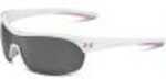 Under Armour Marbella Shiny White/ Pink Frame Gray Multiflection Lens