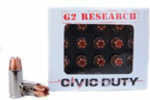 9mm Luger 94 Grain Hollow Point 20 Rounds G2 Research Ammunition