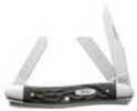 CASE POCKET KNIFE ROUGH BLACK MED STOCKMAN Model: 18222