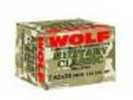 7.62X39mm 124 Grain Jacketed Hollow Point 20 Rounds Wolf Ammunition