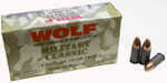 9mm Luger 115 Grain Full Metal Jacket 500 Rounds Wolf Ammunition