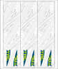 TAC Vanes Arrow Specific Wraps White Size I 5.5 13 pk.
