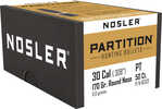 Nosler Partition Bullets .30 Cal. 170 Gr. Round Nose 50 Pk. Model: 16333