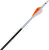 NAP Quikfletch QuickSpin Fletch Rap White and Orange 4 in.