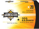 Armscor Target Rifle Ammo 223 Rem. 62 gr. PSP Bonded 20 rd. Model: AC223-4N