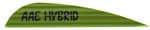 AA&E Leathercraft Max Stealth Vanes OD Green 2.6 in. 100 pk.