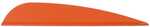 AAE Elite Plastifletch Vanes Fire Orange 2.375 in. 100 pk. Model: EPA23FO100