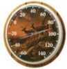 Wild Wings Outdoor Thermometer - Sunset Harvest Whitetail Deer 12''dia.