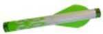 Extreme Archery Shrink Fletch W/4" Vane 2 Grn/1Wht 6/Pk.