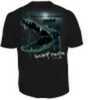 Club Red Gator Dawn T-Shirt Md Black