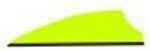 Q2i Fusion-II Vanes Neon Yellow 2.1 in. 100 pk. Model: Q2i2046