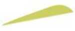 Q2i Duravane-II Vanes Neon Yellow 4 in. 100 pk. Model: Q2i12046