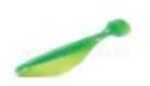 Mister Twister Sassy Shad 3In 10Pk Chartreuse Pearl/Green Back Md#: 3SA10-GN10P