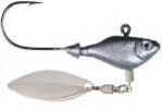 Sworming Hornet Fish Head Spin Weedless 1/4Oz 1Pk Smokin Shad