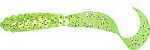 Mister Twister Meeny Curltail 3In 20Pk Chartreuse Silver Flake Md#: MTSF20-10S