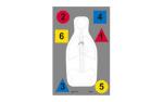 Action Target DT-ANTQ-A Anatomy And Command Training Multi Purpose FBI-Q Vital Shapes Black/Re