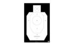Action Target IDPA-P Officially Licensed Practice Black/White 23"x35" 100 Per Box IDPA-P-100