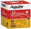 22 Long Rifle 40 Grain Lead 500 Rounds Aguila Ammunition