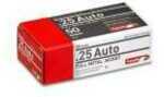 25 ACP 50 Grain Full Metal Jacket Rounds Aguila Ammunition