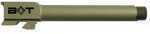 Backup Tactical Threaded Barrel 9MM For Glock 17 OD Green Finish Ships with FRAG-ODG Color Matching Prot