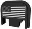 Bastion Slide Back Plate American Flag Black and White Fits Glock BASGL-SLD-BW-USAFLG