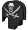 Bastion Slide Back Plate Pirate Sword Black and White Fits S&W M&P Shield 9/40 BASMPS-SLD-BW-PIRATE