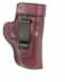 Don Hume H715M Clip-On Holster Inside The Pant Fits Glock 19 Right Hand Brown Leather J168036R