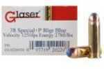 38 Special 80 Grain Hollow Point 20 Rounds Glaser Ammunition