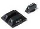 Haley Strategic Partners Sight Tritium Rear with Front Fits Glock 42/43 Black 13-43-SIGHTS-FTRT