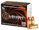 Lehigh Defense Xtreme Defense 9mm 90 Grain Xd Ftm 20 Round Box