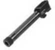 Lone Wolf Distributors AlphaWolf Barrel 9MM Salt Bath Nitride Coated Threaded/Fluted 416R Stainless Steel 1/2x28 TPI For