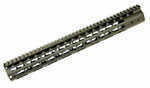 Noveske 5000455 NSR Keymod Handguard 15" 6005A-T6 Aluminum Black Hard Coat Anodized