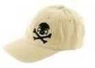 Pipe Hitters Union Skull & Crossbones Hat Tan/Black Small/Medium PC501KSM