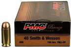 PMC Bronze 40S&W 165 Grain Full Metal Jacket 300 Round Bulk Pack 40D-BP