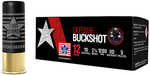 12 Gauge 2-3/4" Lead 00 Buck  9 Pellet 10 Rounds Stars Shotgun Ammunition