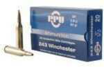 243 Win 90 Grain Soft Point 20 Rounds Prvi Partizan Ammunition 243 Winchester