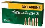 30 Carbine 110 Grain Full Metal Jacket 50 Rounds Sellior & Bellot Ammunition