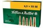 6.5X55mm 131 Grain Soft Point 20 Rounds Sellior & Bellot Ammunition