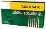 7.62X54mm Russian 180 Grain Full Metal Jacket 20 Rounds Sellior & Bellot Ammunition