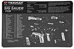 TekMat TEKR17SIGP226 Gray/White Rubber 17" Long 11" X 17" Sig P226 Parts Diagram Illustration
