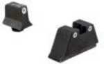 Trijicon 600689 Bright & Tough Night Sights Fits Glock 20/21/29/30/36/40/41 Green w/White Outline Front