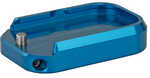 Taran Tactical Innovation Base Pad For Glock +0 9/40 Double Stack Blue Finish GBP340-2S