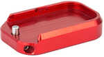 Taran Tactical Innovation Base Pad For Glock +0 9/40 Double Stack Red Finish GBP940-3S